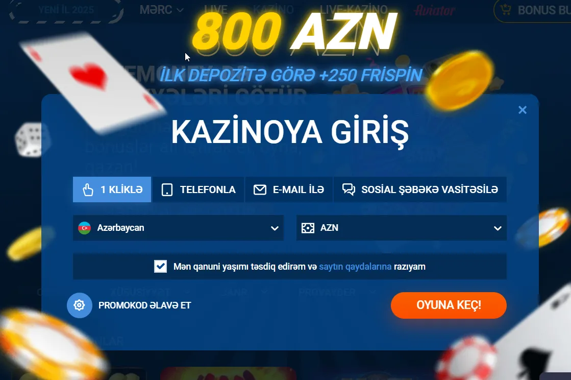 MostBet güzgüsündə qeydiyyat